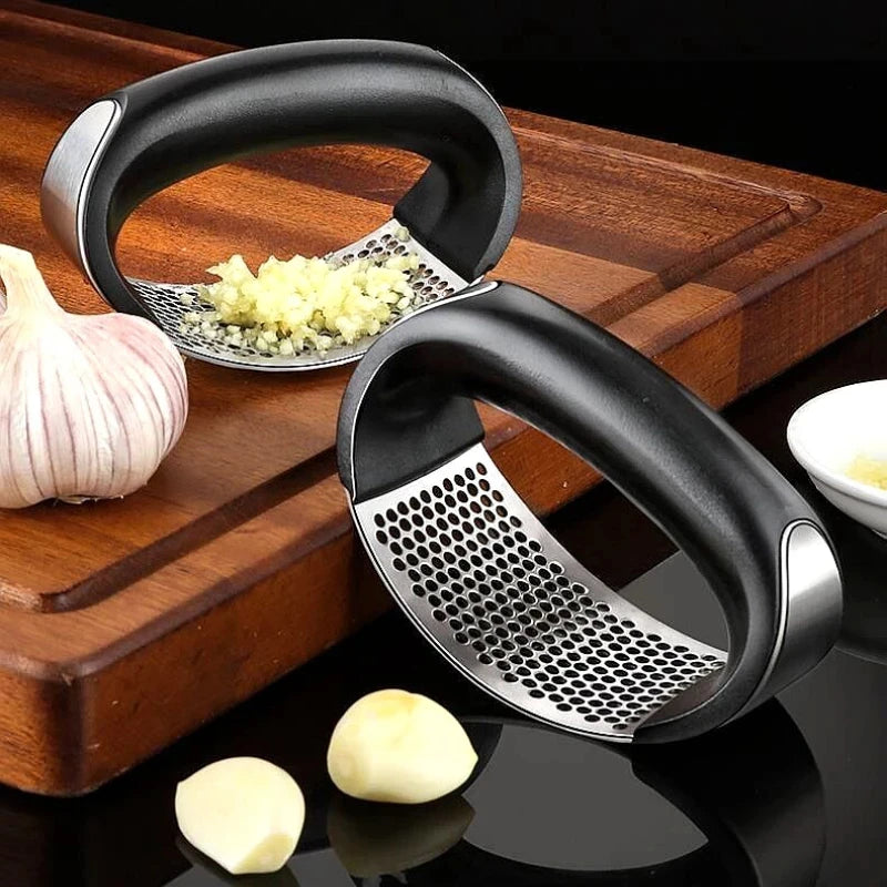 EasyChop Stainless Steel Garlic Press
