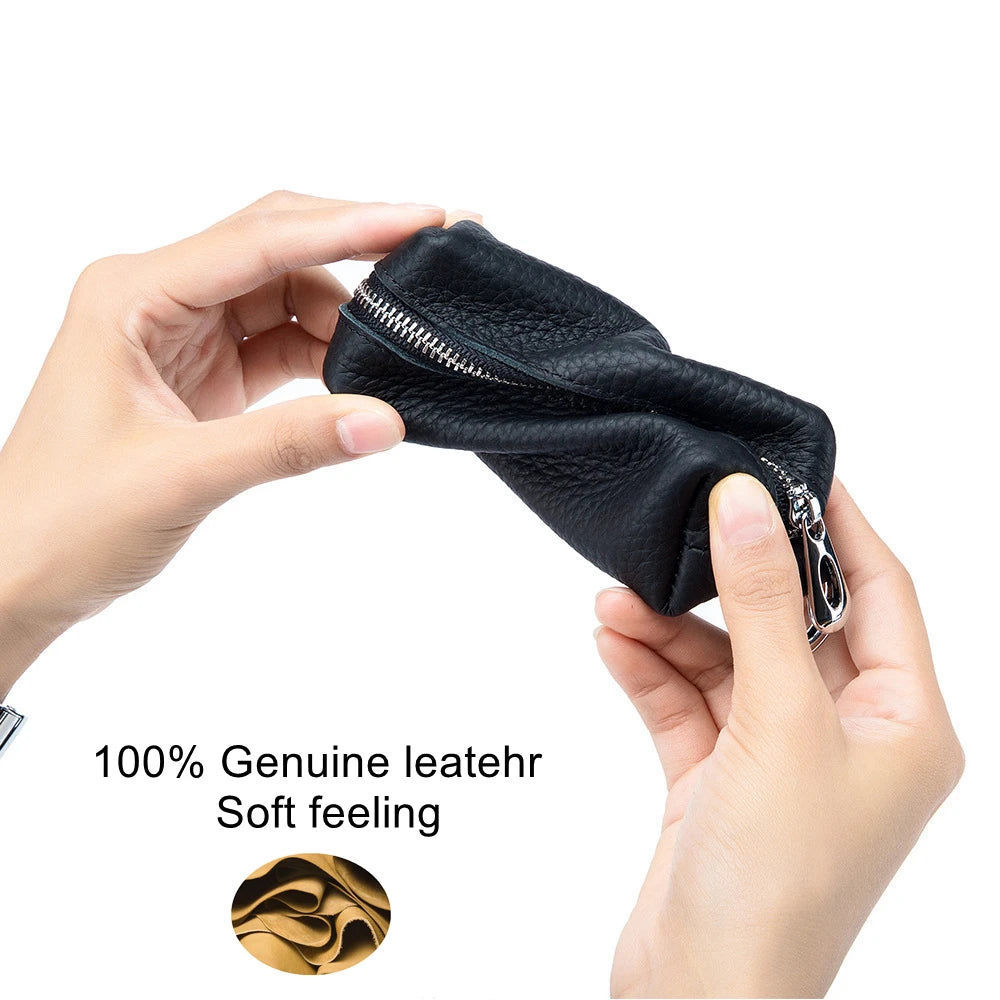 Compact Chic Leather Wallet Genuine Leather