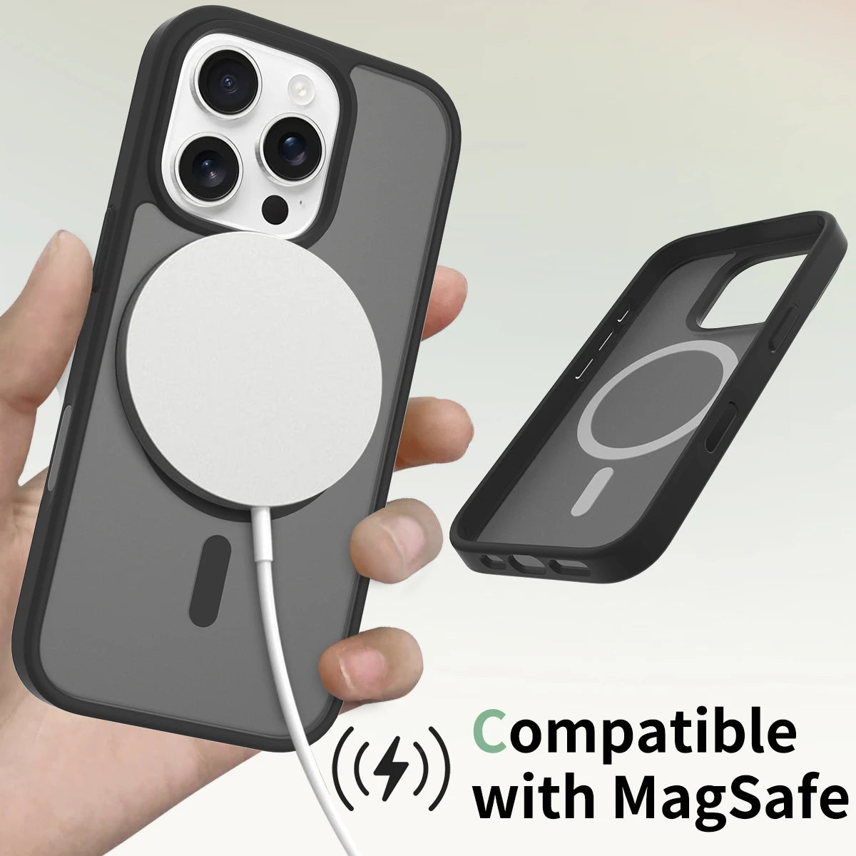 Magnetic Case with Camera Control Capture Button For iPhone 16