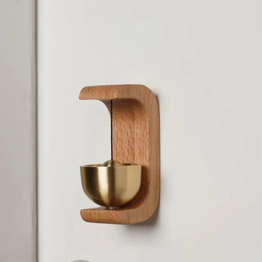 Retro Wireless Wooden Doorbell Bell