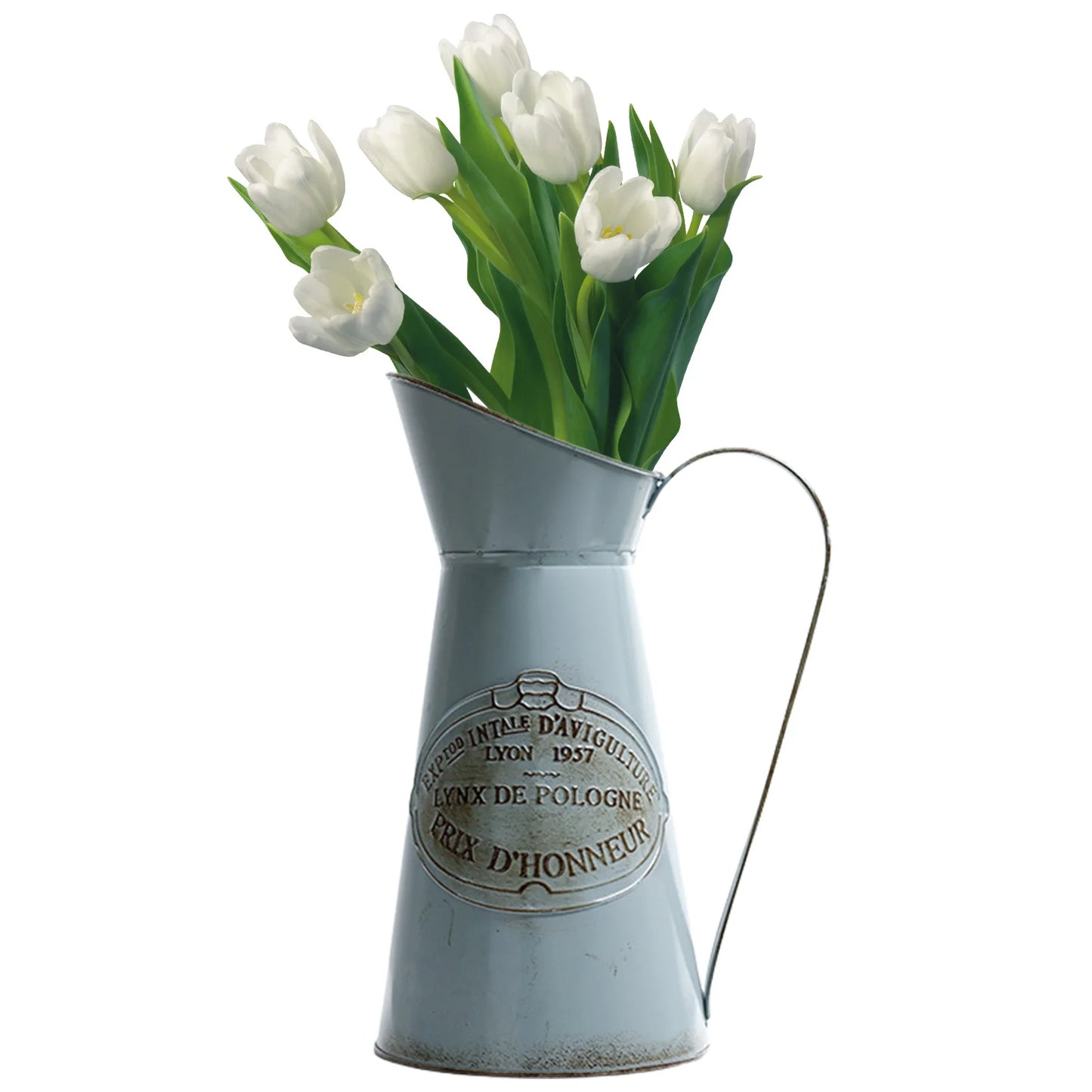 Retro Antique Metal Jug Vase
