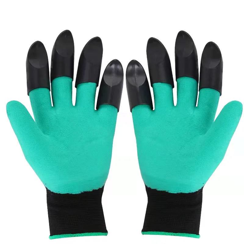 Digging Gloves with Built-in Claws