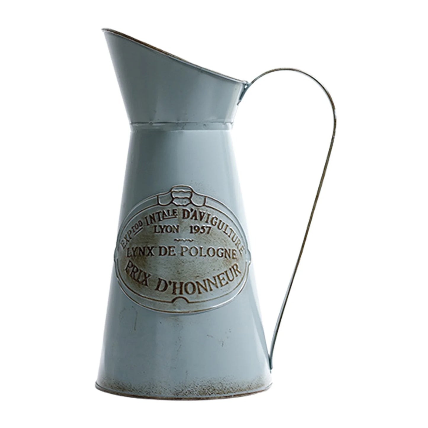 Retro Antique Metal Jug Vase