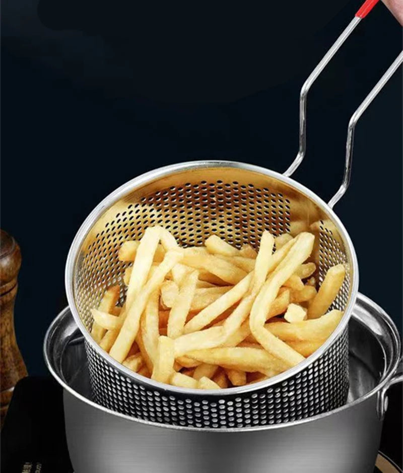 Stainless Steel Colander Deep Fry Basket