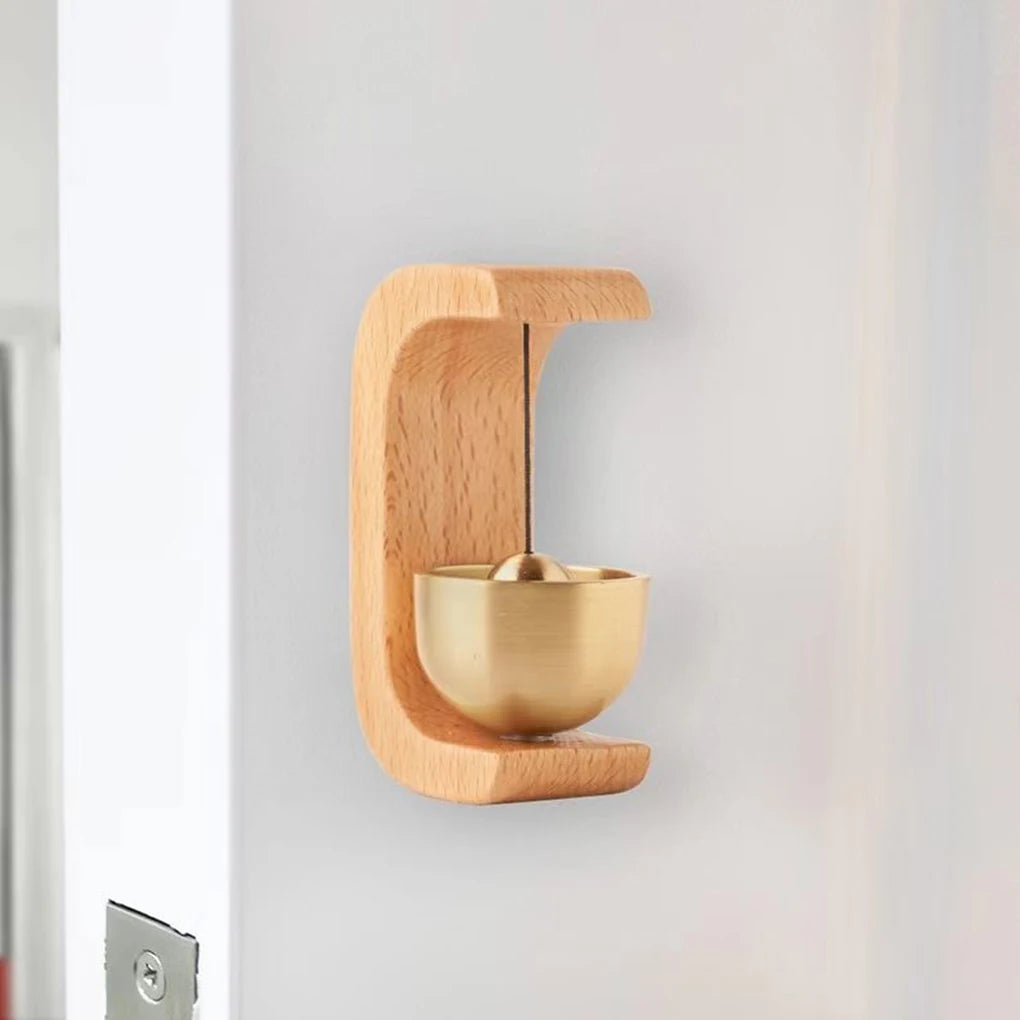 Retro Wireless Wooden Doorbell Bell
