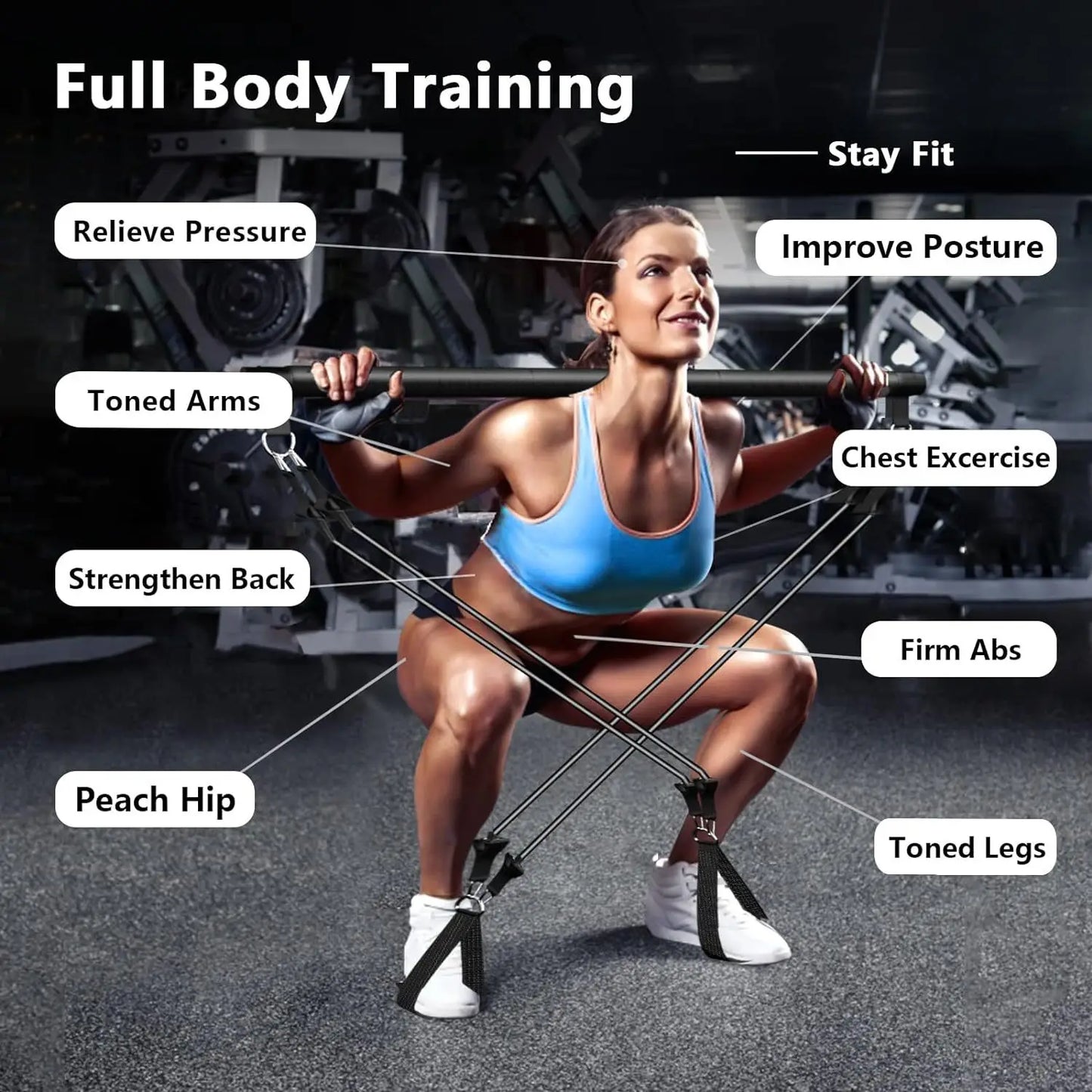 Resistance Bands Set Fitness Equipment