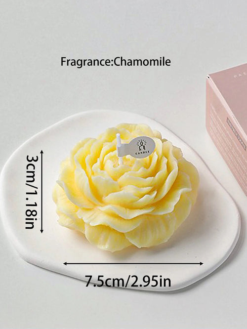 3D Peony Aromatic Candle Creative Flower Shape Aromatherapy Wedding