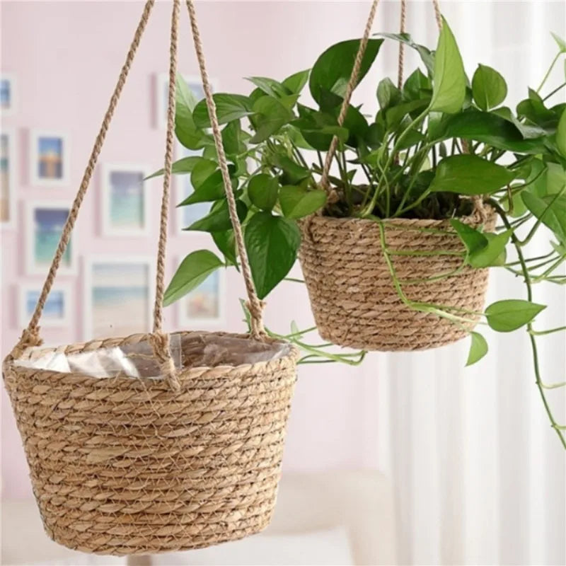 Macrame Hanging Planter Storage Basket