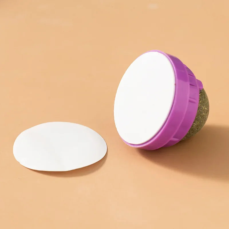 Catnip Wellness Wall Toy Purple Adhesive