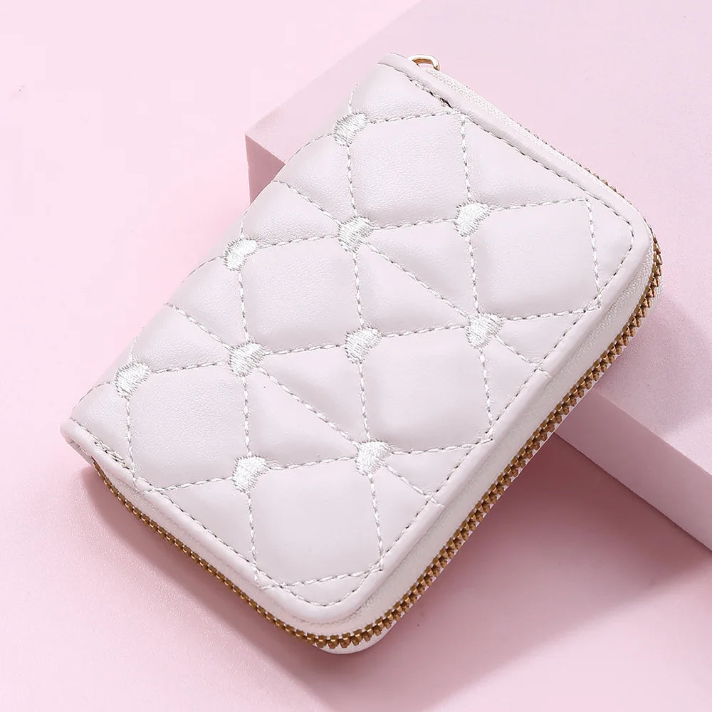 White Leather Women's Wallet