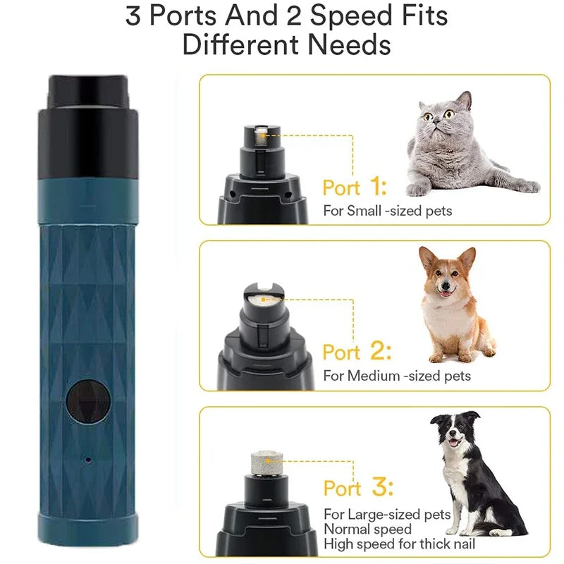 Electric Dog Nail Grinder Clippers