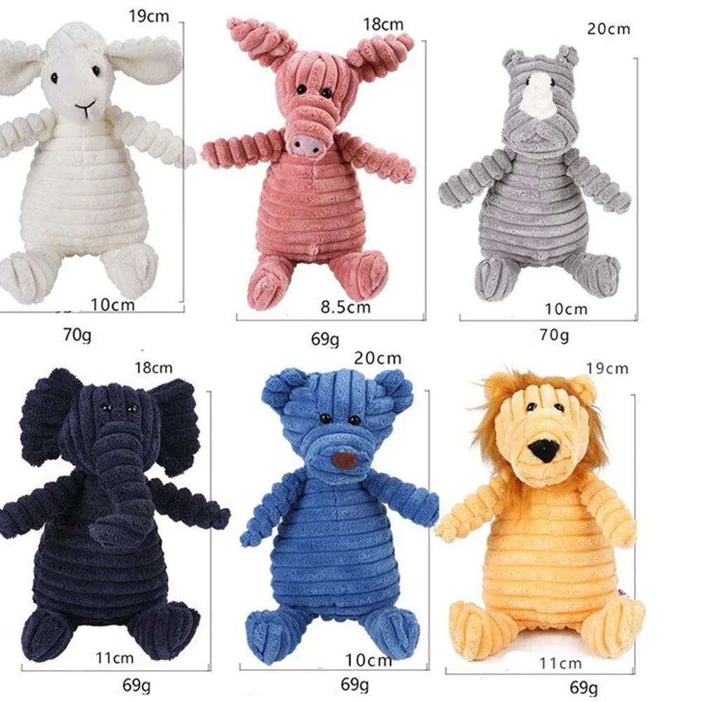 Plush Squeaky Dog Toy Animal