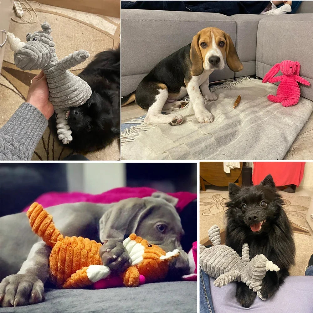 Plush Squeaky Dog Toy Animal