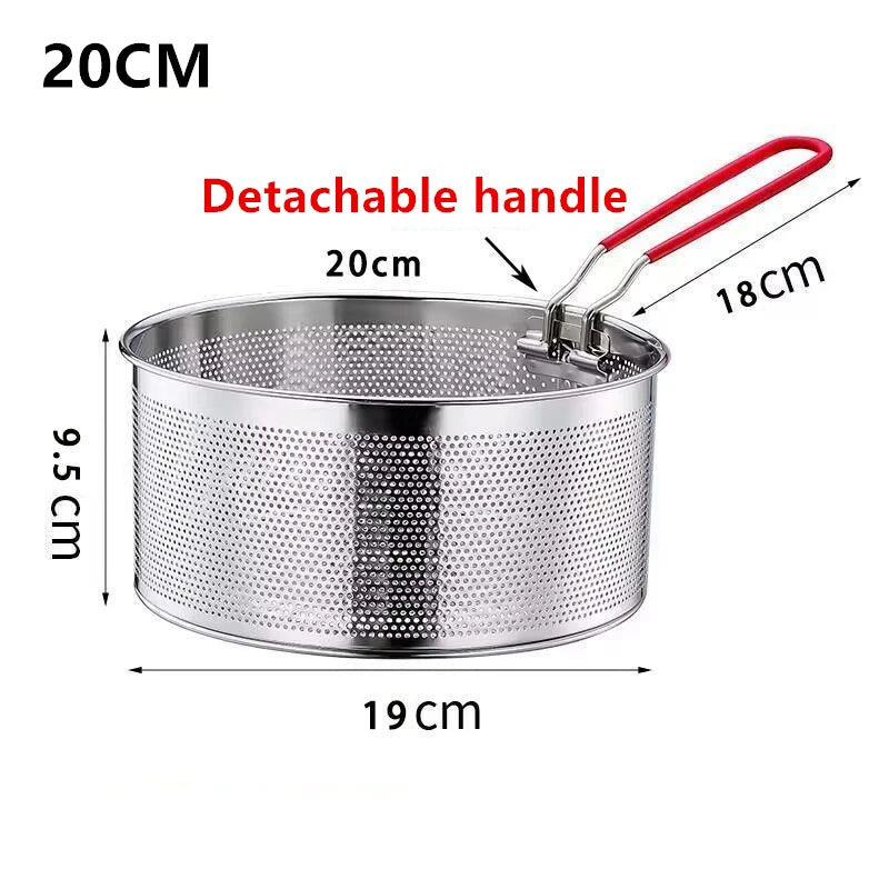 Stainless Steel Colander Deep Fry Basket