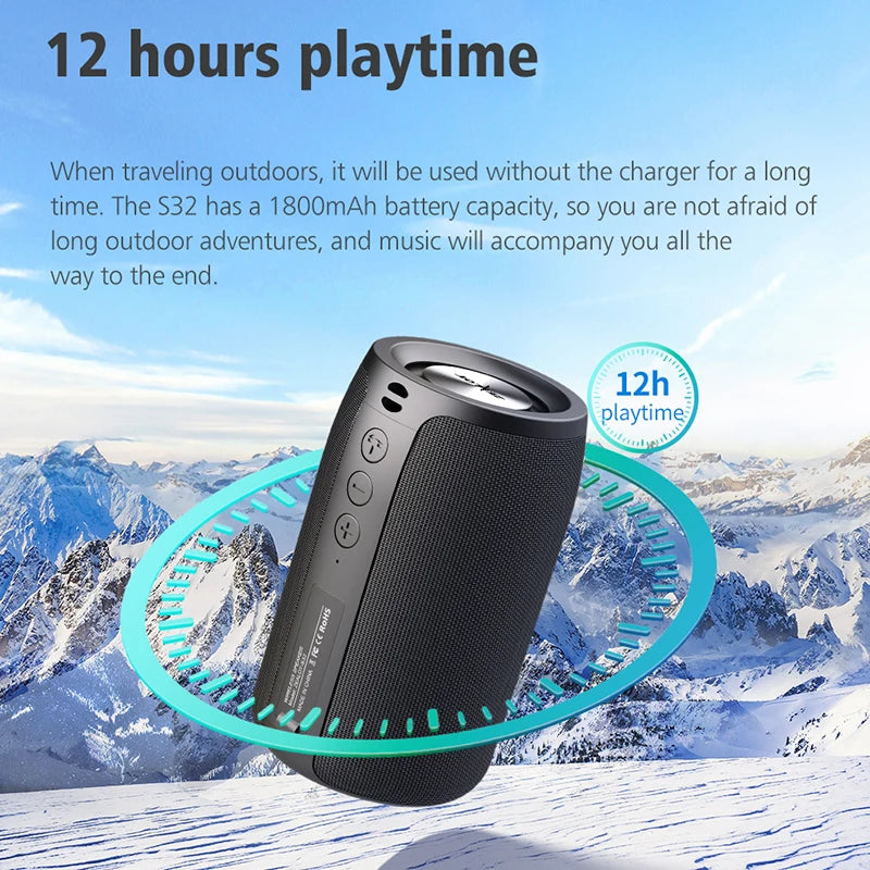 ZEALOT S32 Bluetooth Speaker 12 hours playtime
