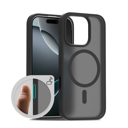 Magnetic Case with Camera Control Capture Button For iPhone 16