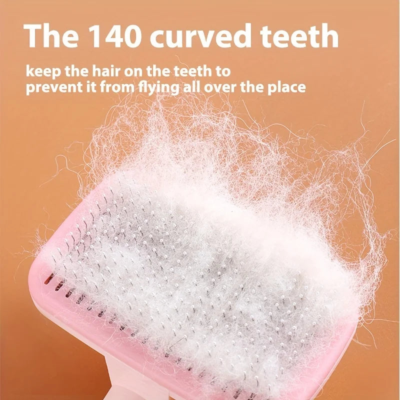 Cat Dog Professional Grooming Brush 140 curved teeth