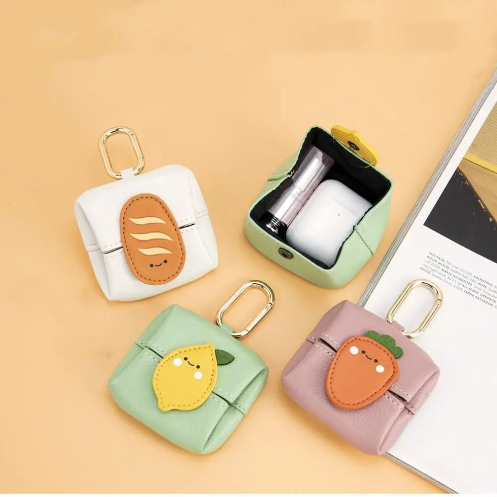 Mini Multipurpose Leather Bag lipstick