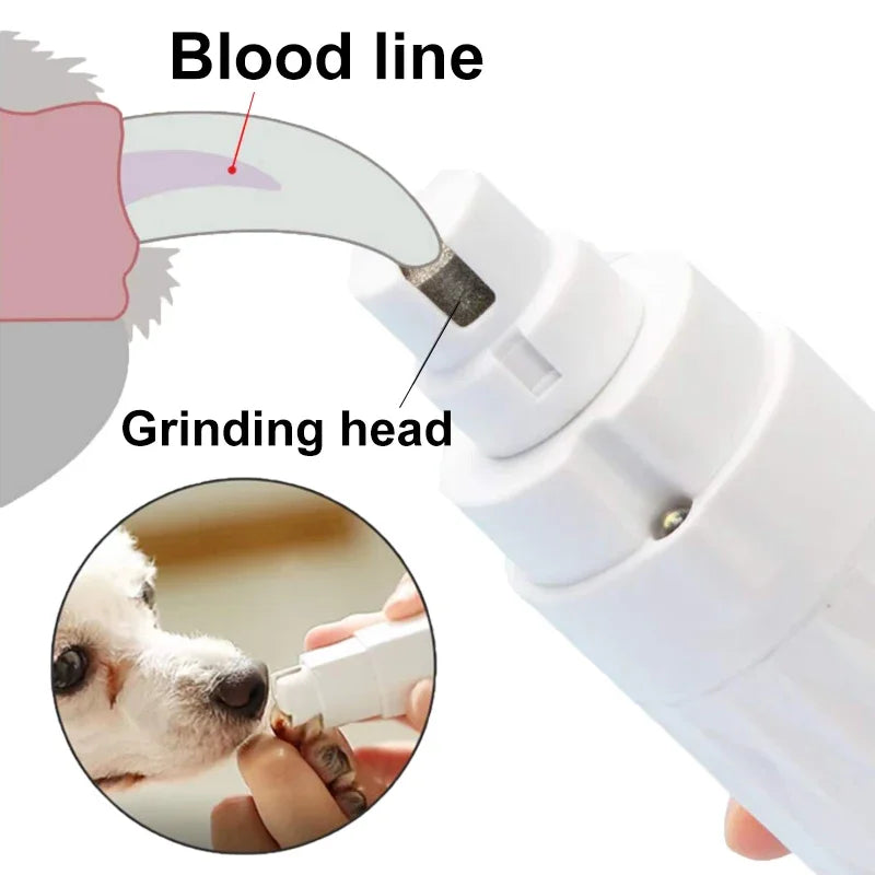 Electric Dog Nail Grinder Clippers