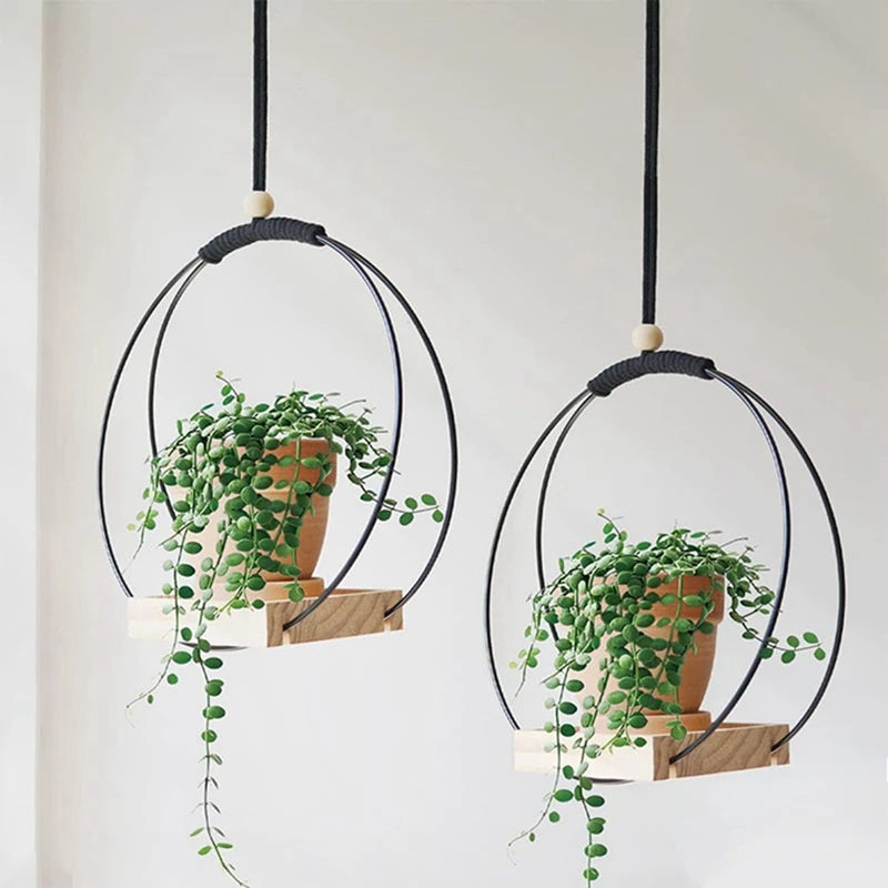 Hanging Flower Pot Shelf