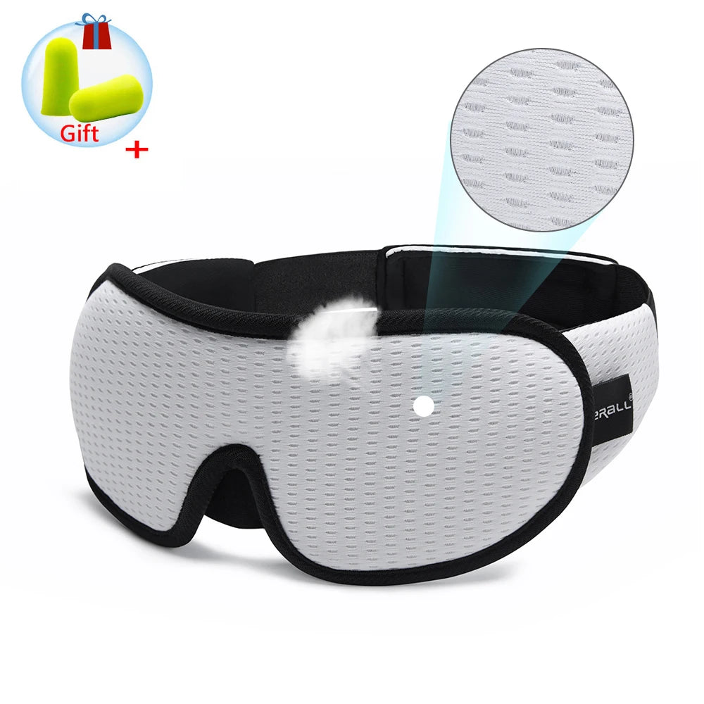 Total Darkness 3D Sleep Mask white