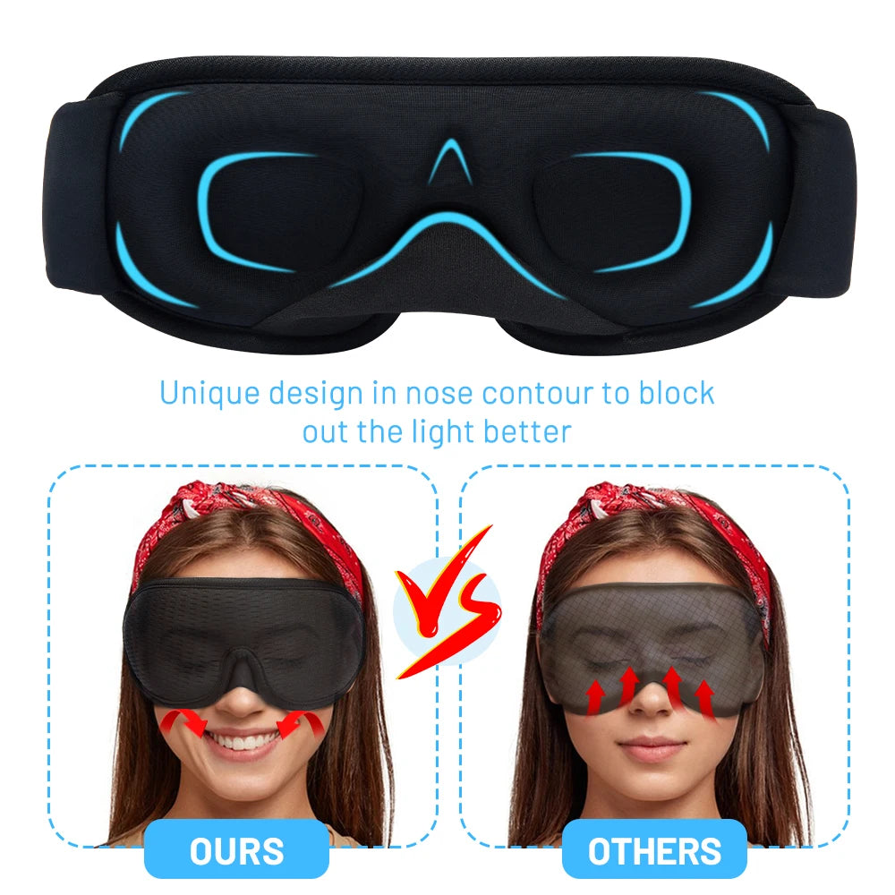 Total Darkness 3D Sleep Mask unique design