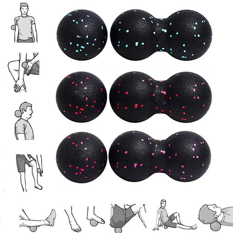 Yoga Foam Block Roller Massage Set