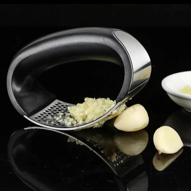 EasyChop Stainless Steel Garlic Press