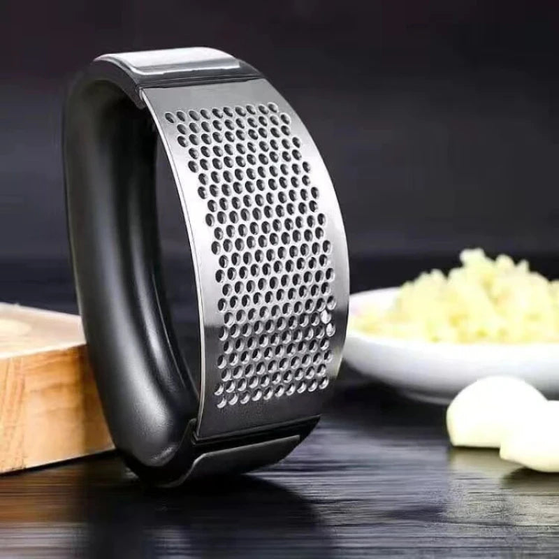 EasyChop Stainless Steel Garlic Press