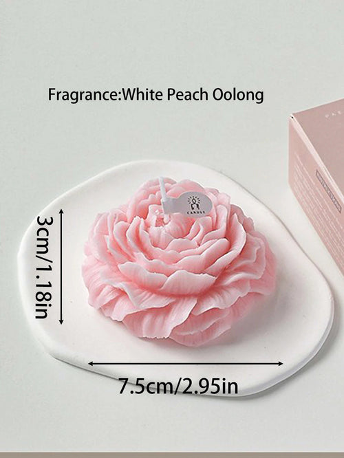 3D Peony Aromatic Candle Creative Flower Shape Aromatherapy Wedding