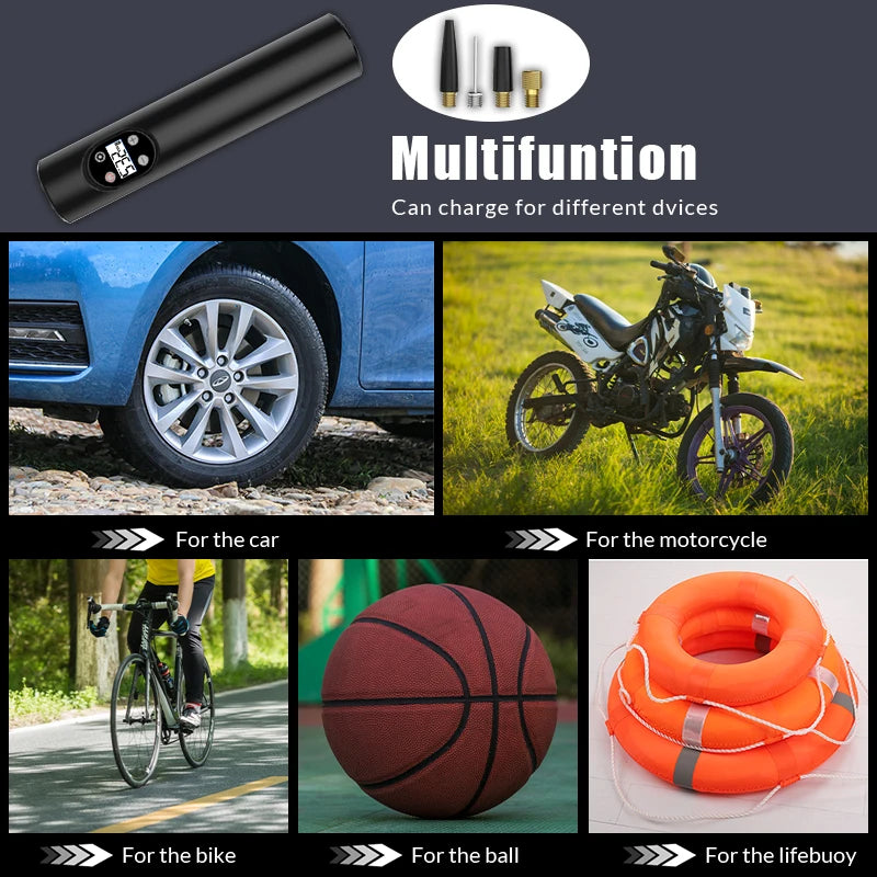 12V Portable Tyre Inflator Pump