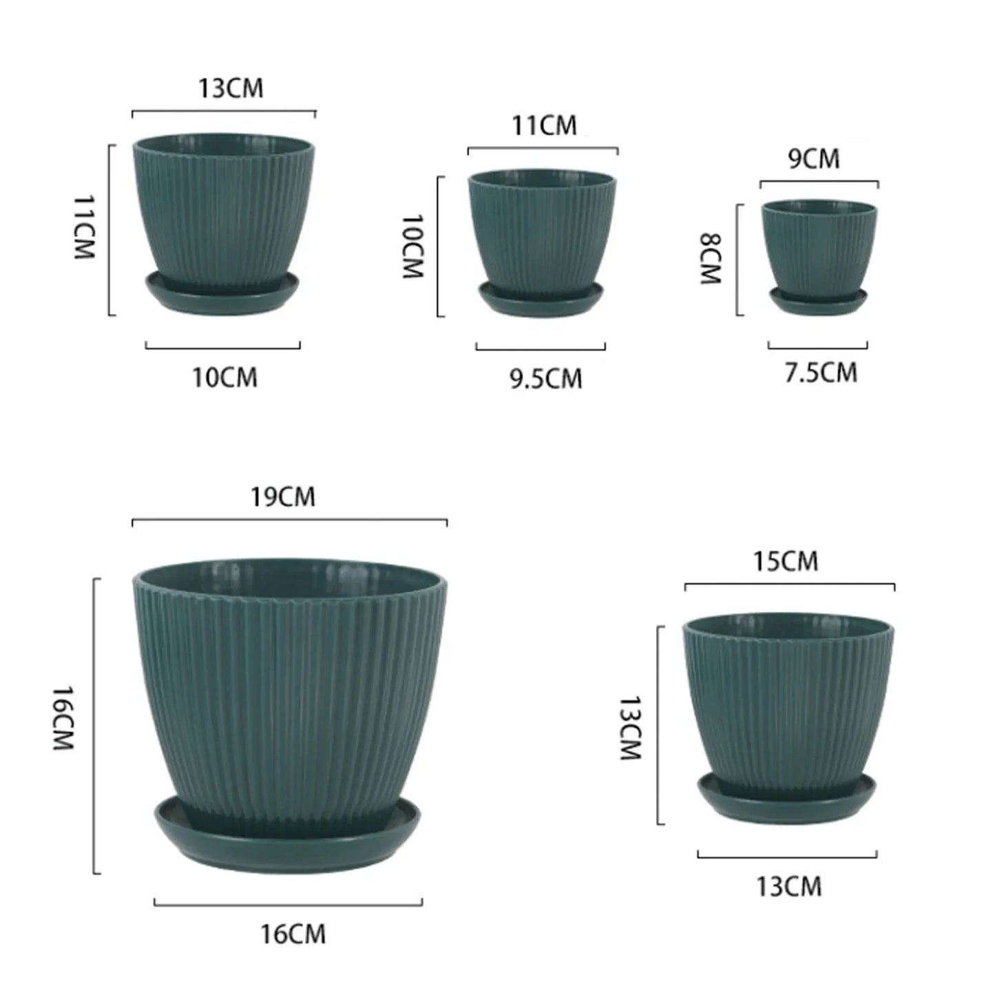 Flower Pot Round Planters