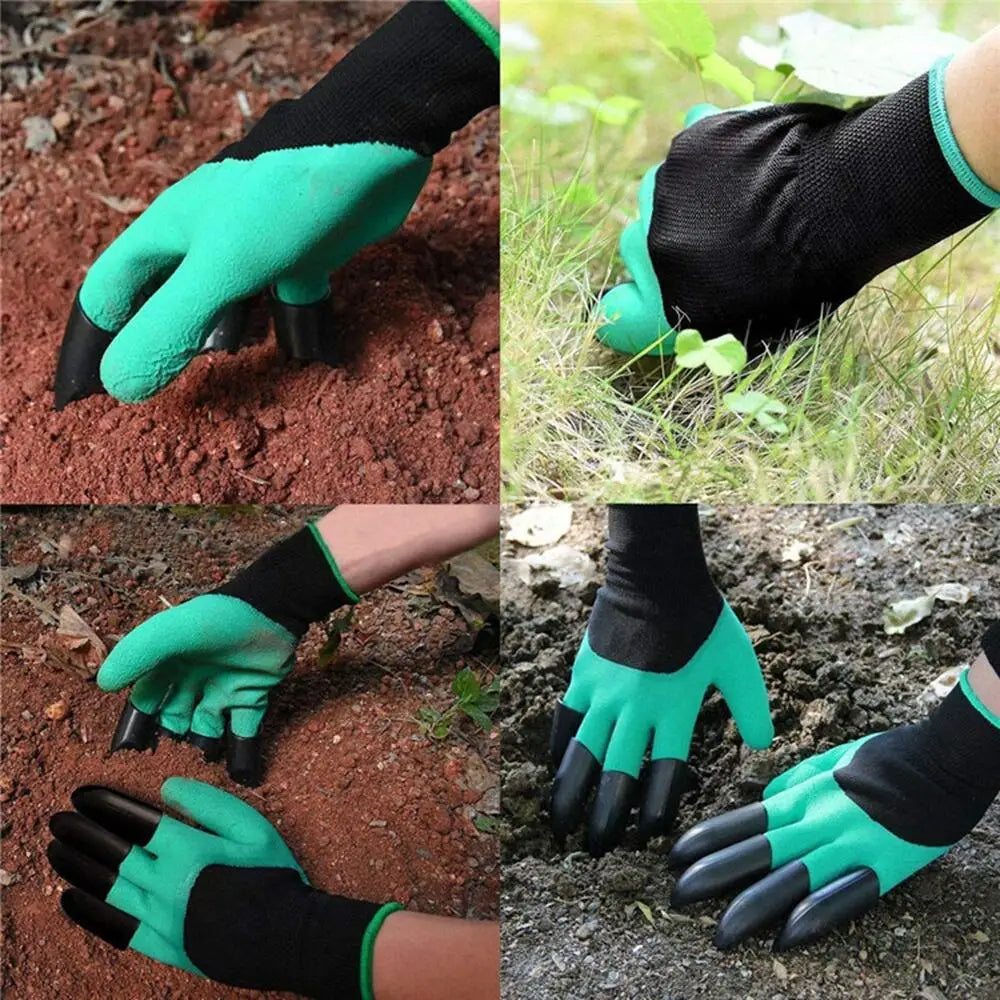 Digging Gloves with Built-in Claws