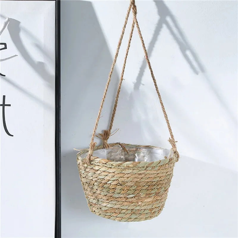 Macrame Hanging Planter Storage Basket