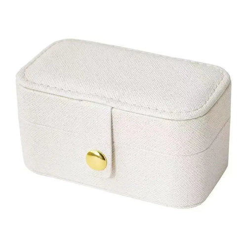 Portable Mini Jewelry Box Small Travel Storage Case for Rings