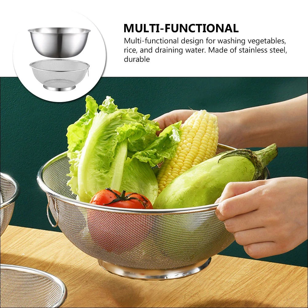 Stainless Steel Sink Strainer and Rice Washing Basket