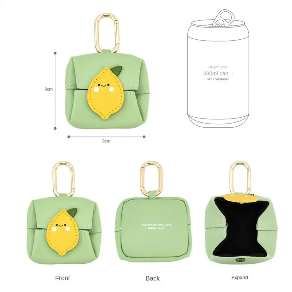 Mini Multipurpose Leather Bag measures