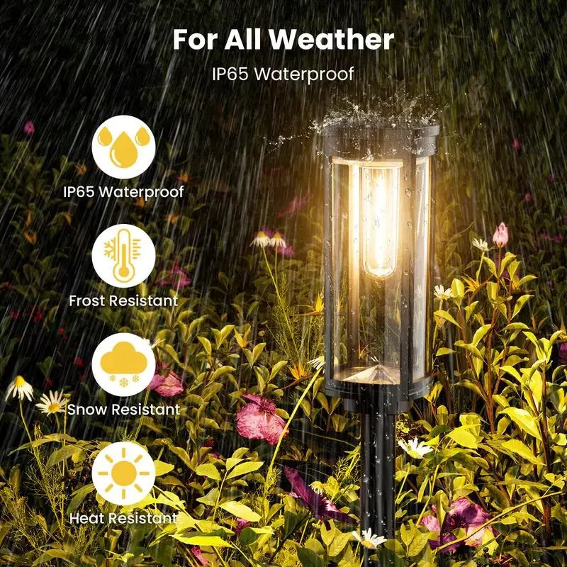 All Weather Outdoor Solar Pathway Lights Outdoor!