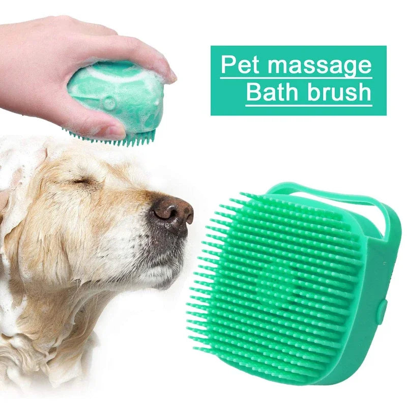 Pet Dog Shampoo Brush & Cat Massage Comb
