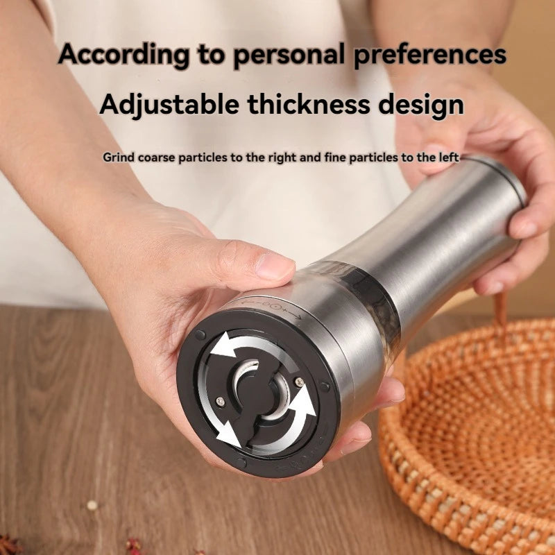Stainless Steel Salt & Pepper Grinder!