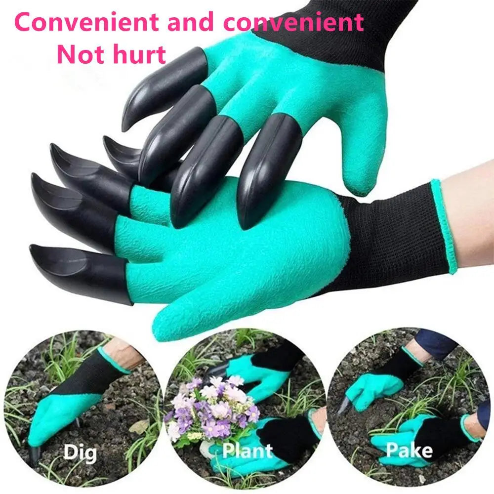 Digging Gloves with Built-in Claws