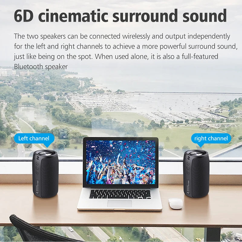 ZEALOT S32 Bluetooth Speaker 6d cinematic surround