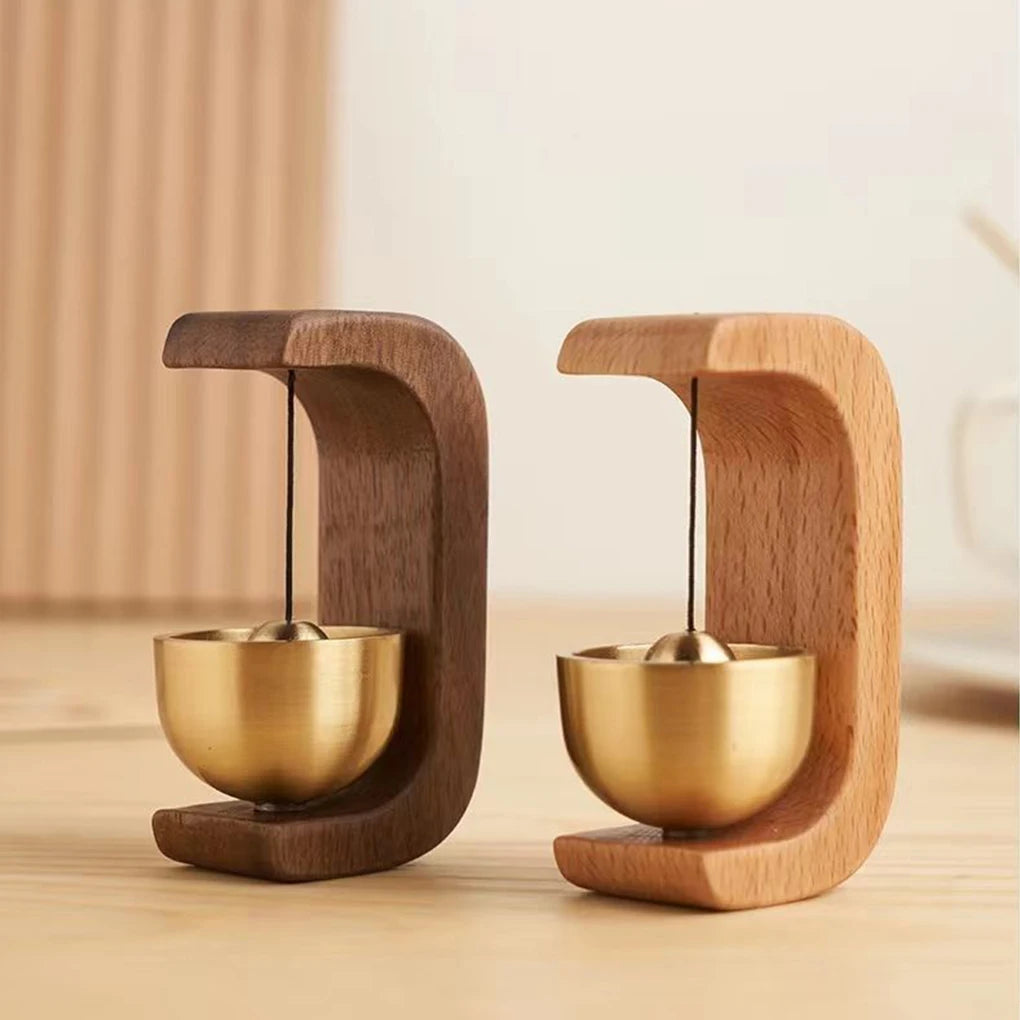 Retro Wireless Wooden Doorbell Bell