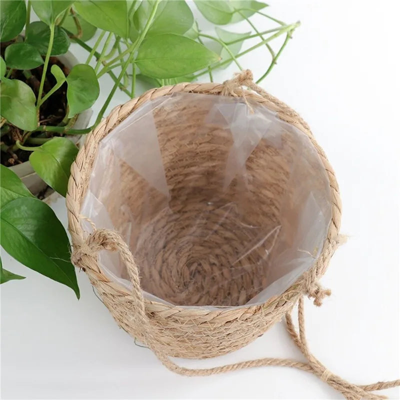 Macrame Hanging Planter Storage Basket