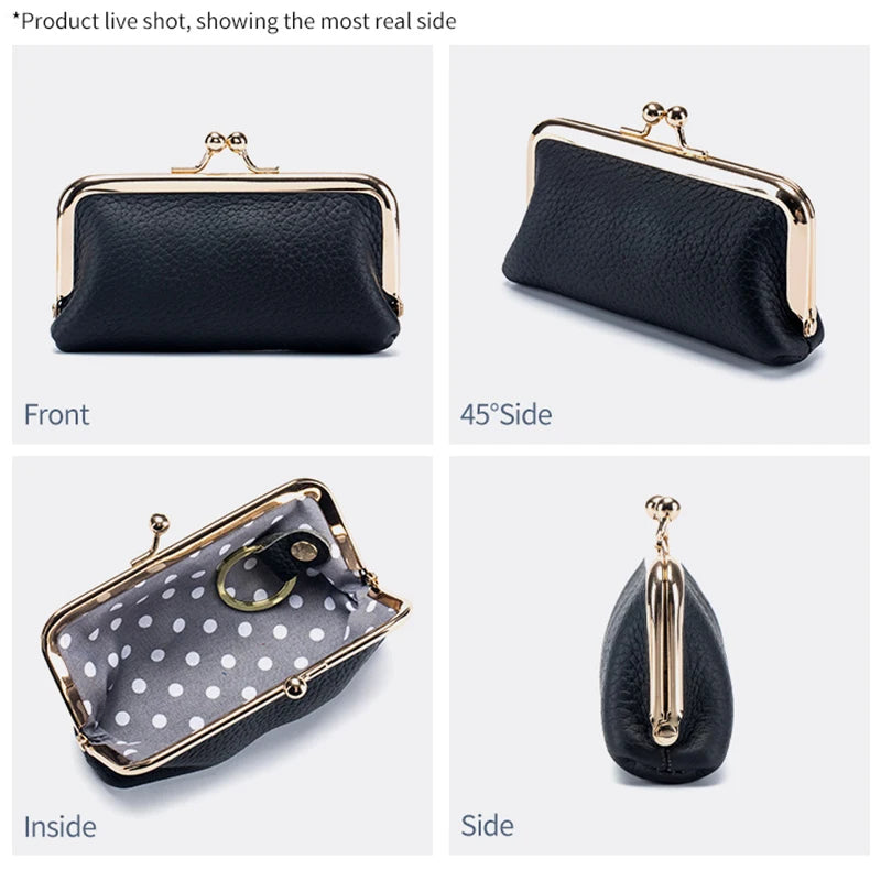 Retro Mini Lock Clip Coin Purse Show