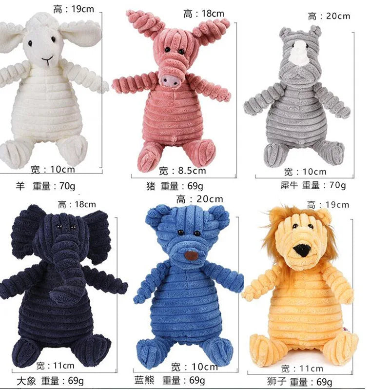 Plush Squeaky Dog Toy Animal