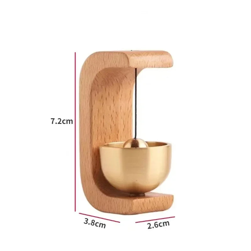 Japanese Wooden Decorative Door Bell measurements