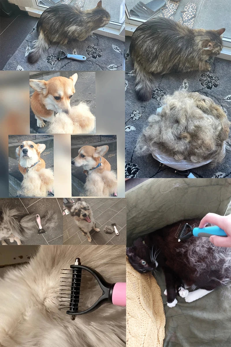 Pet Hair Removal Grooming Comb Tool