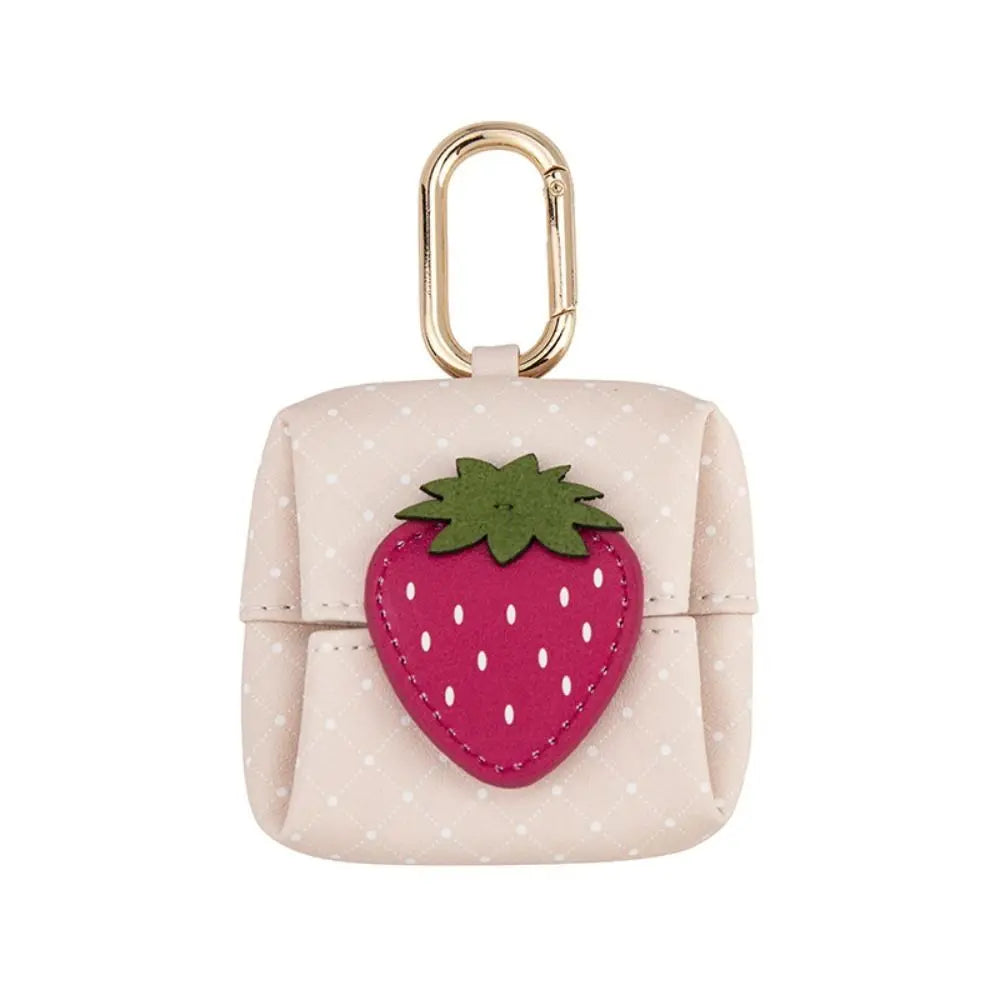 Mini Multipurpose Leather Bag strawberry