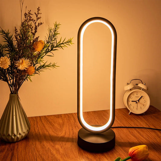 USB Dimmable Circular Desk Lamp